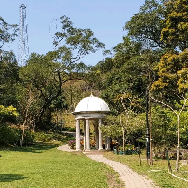 Victoria Peak Garden - the once Mountain Lodge, a summer residence for Governor in colonial era