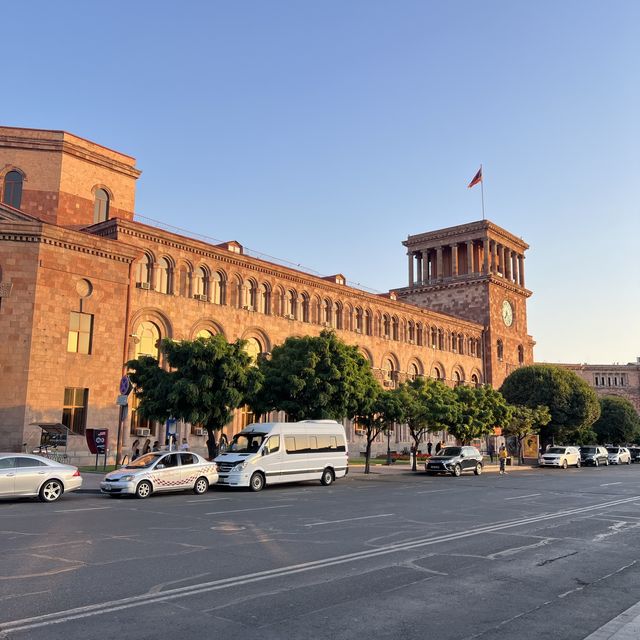 Charming city center of Yerevan