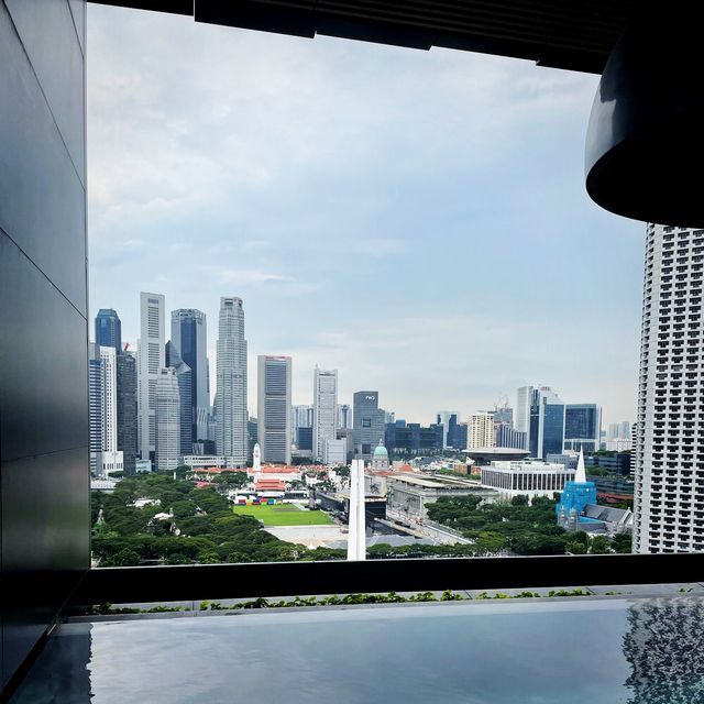 Staying in one of Singapore's top hotels