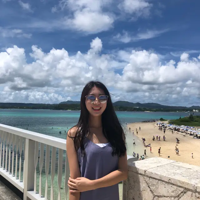 오키나와 북부의 청량한 해변🏝️