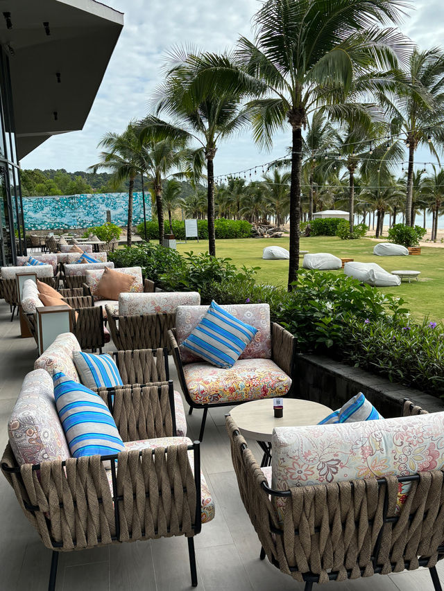 富國島很chill 的Amber sands beach club