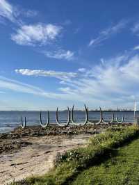 澳洲｜新南威爾士州｜雪梨 鯨魚骨雕像Whale Sculpture Kurnell