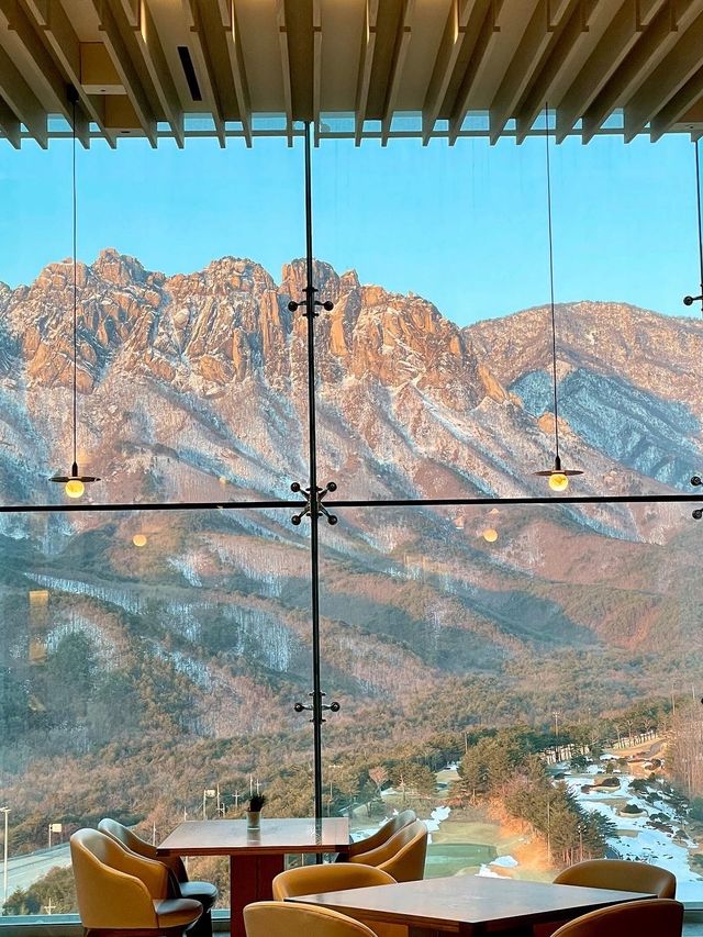 요즘 가장 핫한 한국의 스위스, 울산바위뷰 카페 🏔️🤍