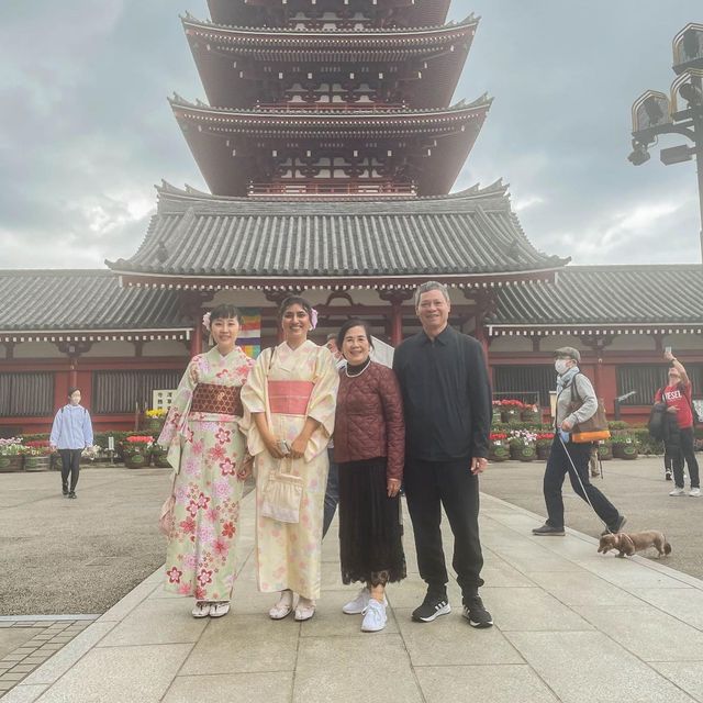 Kimono Day at Asakusa Sensoji Temple Tokyo