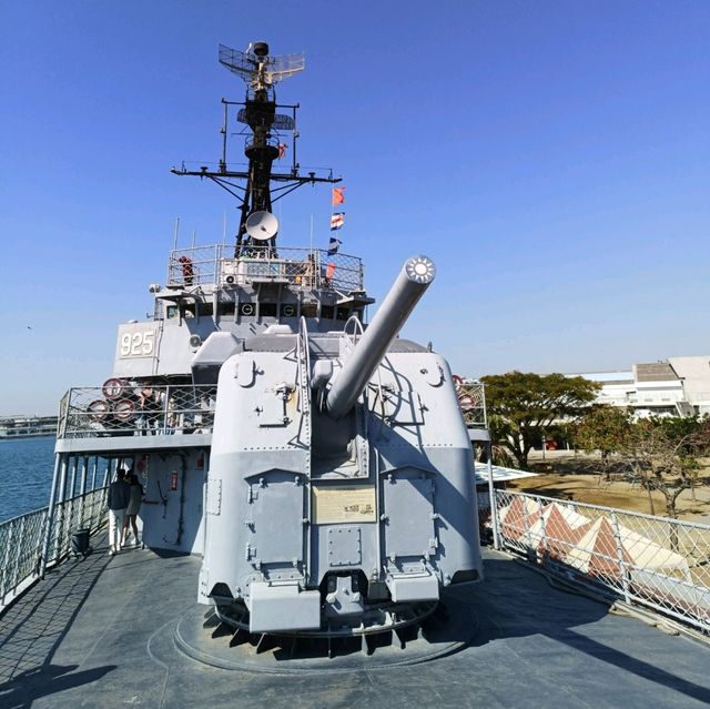 安平定情碼頭德陽艦園區 台南景點推薦 軍艦博物館