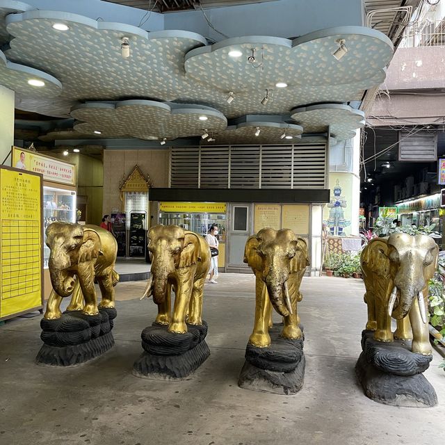 International gold Erawan Buddha Hall