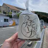 【淡路島】世界初！蛇口から淡路たまねぎスープが飲めるハイウェイオアシス！淡路観光に絶対おすすめ！熱いから気をつけて！