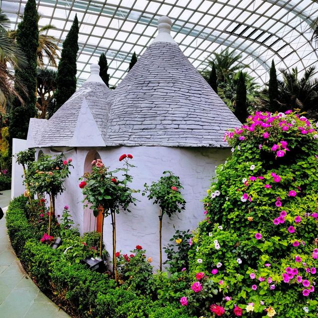 Enjoy the largest glass greenhouse in the world in Singapore 