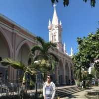 Danang Cathedral โบสถ์สีชมพู 