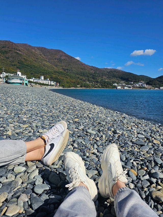 거제도바다 학동흑진주몽돌해변