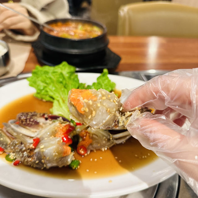 正宗韓式料理，必食醬油蟹🤤🤤