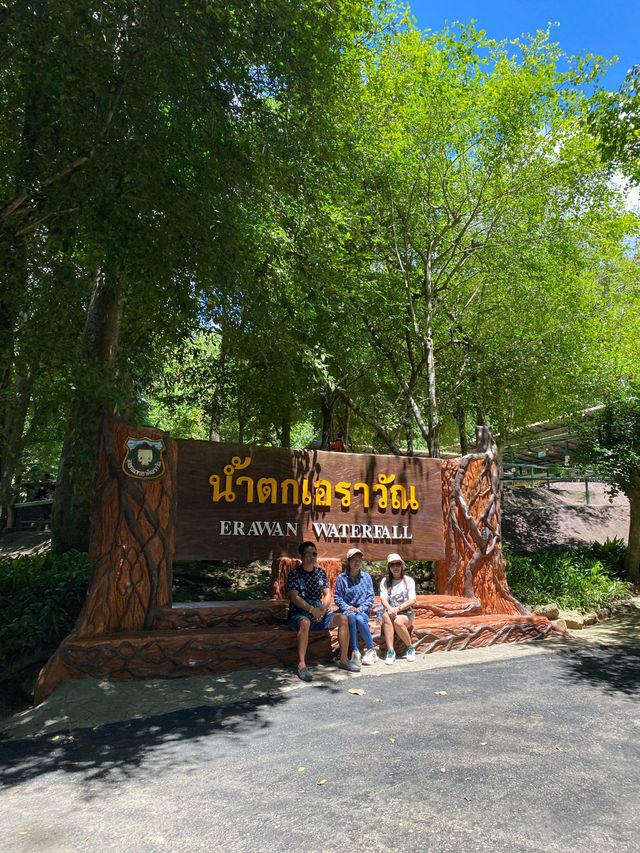 Seven Tiers of Waterfall in Kanchanaburi 🇹🇭