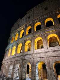 Rome Colosseum Day and Night