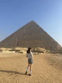 人がいないエジプトのピラミッド🇪🇬この時間に行けば激推しショットが撮れちゃう📸