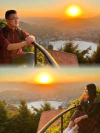 Golden Horizons: A Sunset to Remember at Lake Como