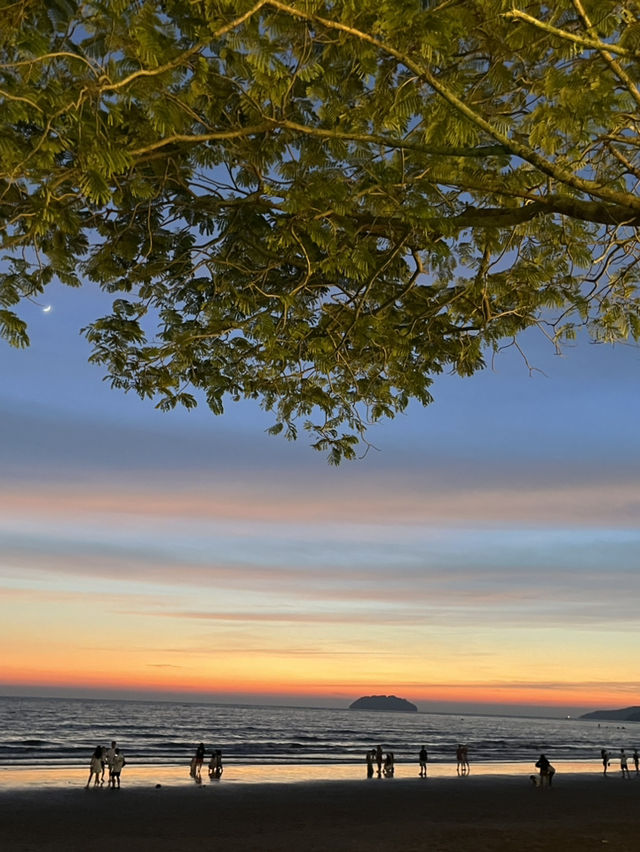 노을이 예쁜 코타키나발루 징선셋바 프라이빗 해변 🌊