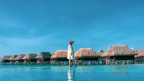[Tahiti] Paradise on earth! Dream overwater cottage🏖️ — traveler post in Te'avaro