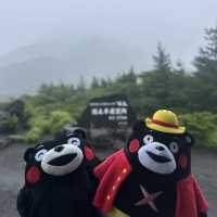大雨霧霾中的鹿兒島櫻島火山🌋😅