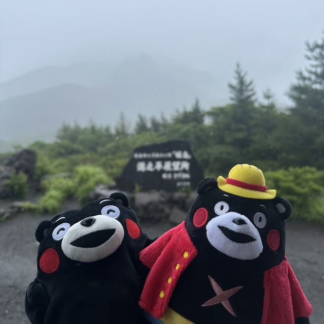 大雨霧霾中的鹿兒島櫻島火山🌋😅