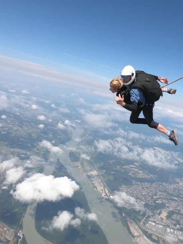 Skydiving adventure in canada 🇨🇦 