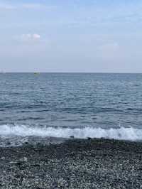 마음이 몽글몽글☁️해지는 통영 흑진주몽돌해수욕장🪨⛱️🏖️