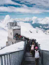 【スイスの絶景②】絶景展望台3883mからの景色