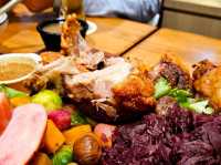 A Christmas dinner at Brotzeit, Westgate