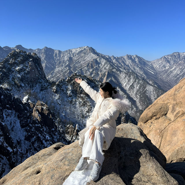 겨울여행지 추천! 설산이 멋진 설악산케이블카 여행🏔️