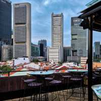 Rooftop Bar at Boat Quay with MBS View