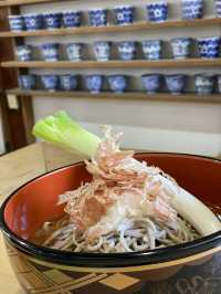 【福島×大内宿】ネギ1本を箸がわりに食べるお蕎麦！！