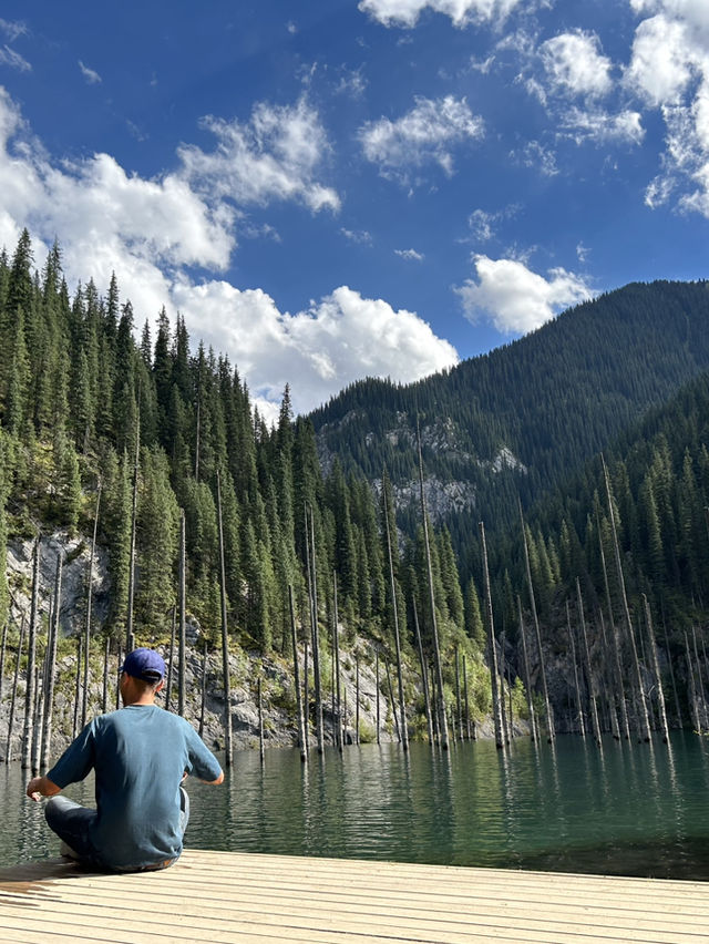😭 UNIQUE LAKE ALERT - Hiking to Kaindy Lake 