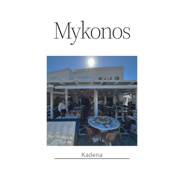 🇬🇷海の目の前オシャレなレストラン🍽️カフェ💙