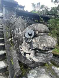 Ascend up the Tomb of Emperor Khai Dinh