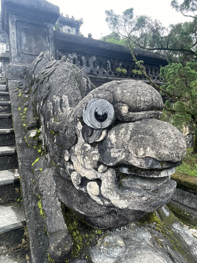 Ascend up the Tomb of Emperor Khai Dinh