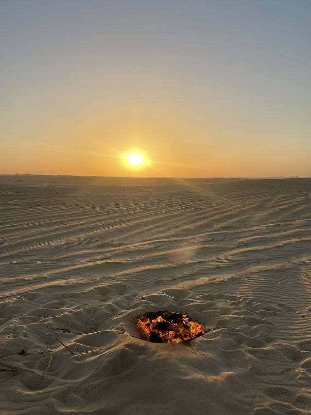 【エジプト】サハラ砂漠の夕日🇪🇬🌇