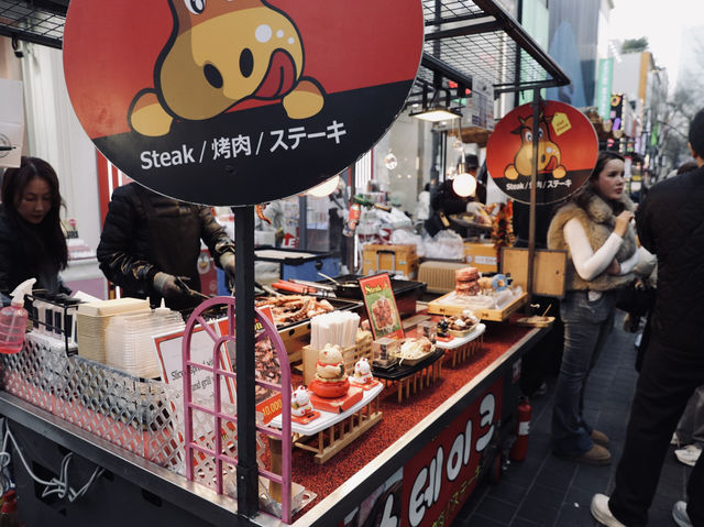 🍢 明洞小吃街 冬日街頭美食，讓你一路吃到不想走！