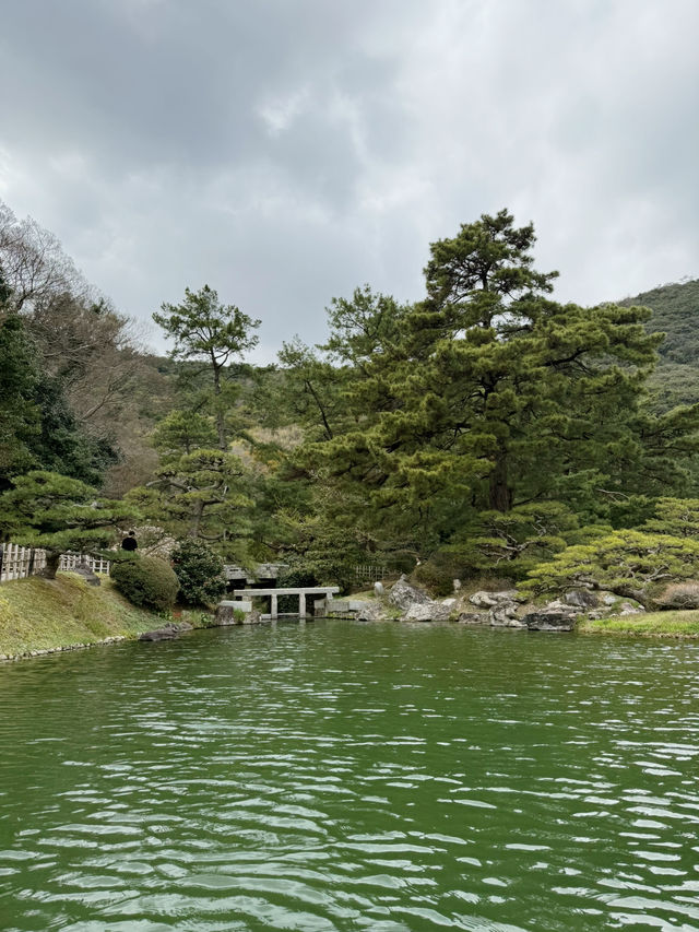 리쓰린 공원 산책해보세요!!