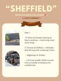Sheffield for Couples & Cosy Getaways 💕