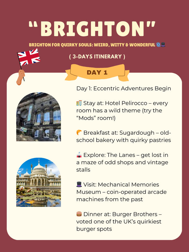 Brighton 3-days itinerary 💖