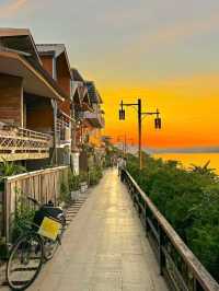 คิดถึงแสงเย็นริมโขง บรรยากาศดีๆที่เชียงคานจัง 🌅🚲