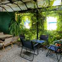AB about coffee and garden at Lopburi 