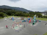河口湖的一個有趣的兒童小公園：鳴沢村活き活き広場
