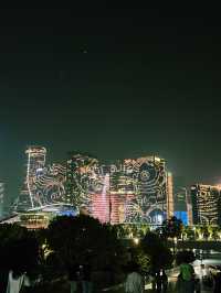 ชมโชว์แสงสีริมแม่น้ำ Qiantang