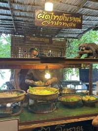 ”วัดโพธิ์เก้าต้นและตลาดบ้านบางระจันสิงห์บุรี“