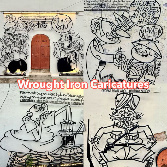 Wrought Iron Caricatures
