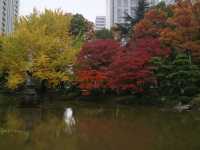 秋意盎然的都心秘境日比谷公園