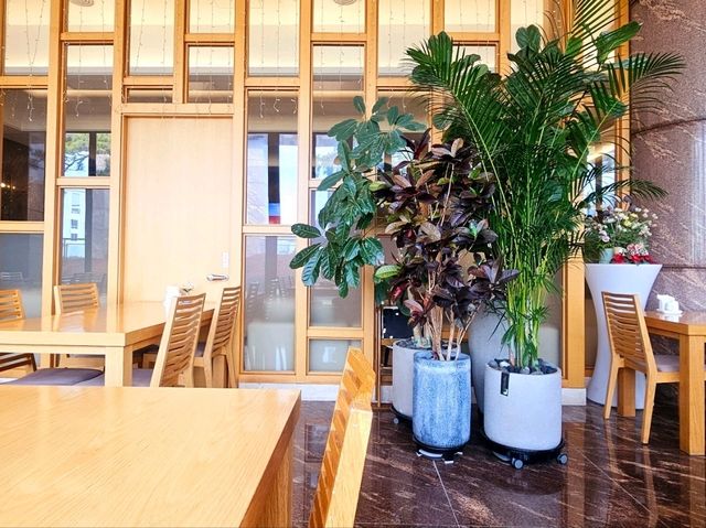 A nice breakfast at Arban Hotel