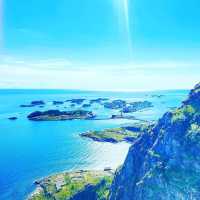 Climbing to the Views of Festvågtind