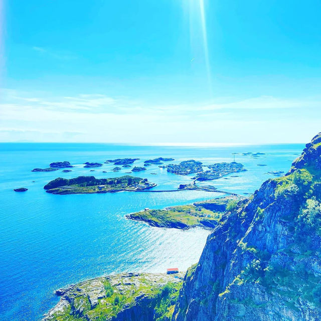 Climbing to the Views of Festvågtind