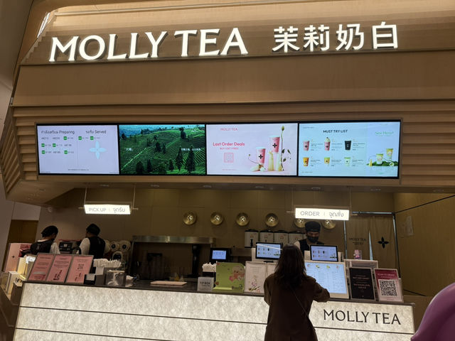  MOLLY TEA 🍵สาขาOne BKKชาหอมๆรู้สึกถึงความเป็นชา